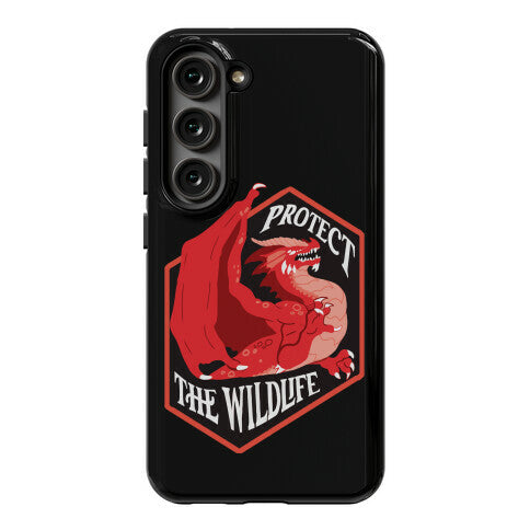 Protect The Wildlife Red Dragon Phone Case